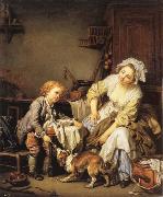 Jean Baptiste Greuze The Verwohnte child USA oil painting artist